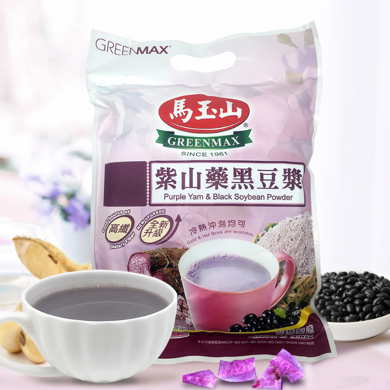 台湾进口马玉山紫山药黑豆浆360g