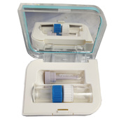 硬性隐形角膜接触镜专用镜盒 分体独立镜盒OK镜用 伴侣盒带吸棒