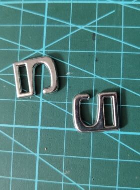 金属9字勾扣防掉修复鞋子扣袢鞋带卡扣五金配件辅料扣1厘米2厘米