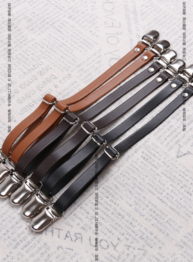 短款抹胸肩带夹替换吊带皮质双面皮窄款1cm可调可拆背带裙的带子