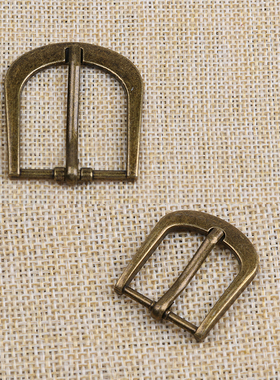背带裤上的调节扣扣子插针皮带扣五金扣头古铜色内径3厘米2厘米