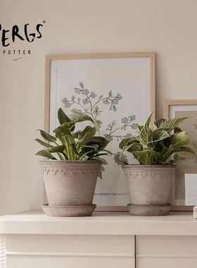 bergs 宝格仕 北欧丹麦设计高级轻奢摆件家居干花瓶花盆室内卧室