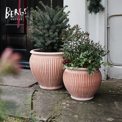 bergs宝格士皮娜大口径手工花盆