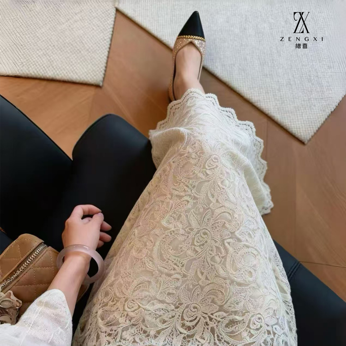 法式温柔风真丝半身裙女A字高腰显瘦包臀裙中长款直筒桑蚕丝裙子