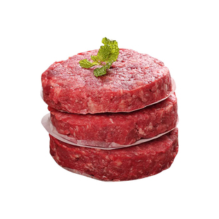 古龙牛肉饼10片进口牛肉新鲜汉堡包速冻黑胡椒肉饼 塔斯蒂