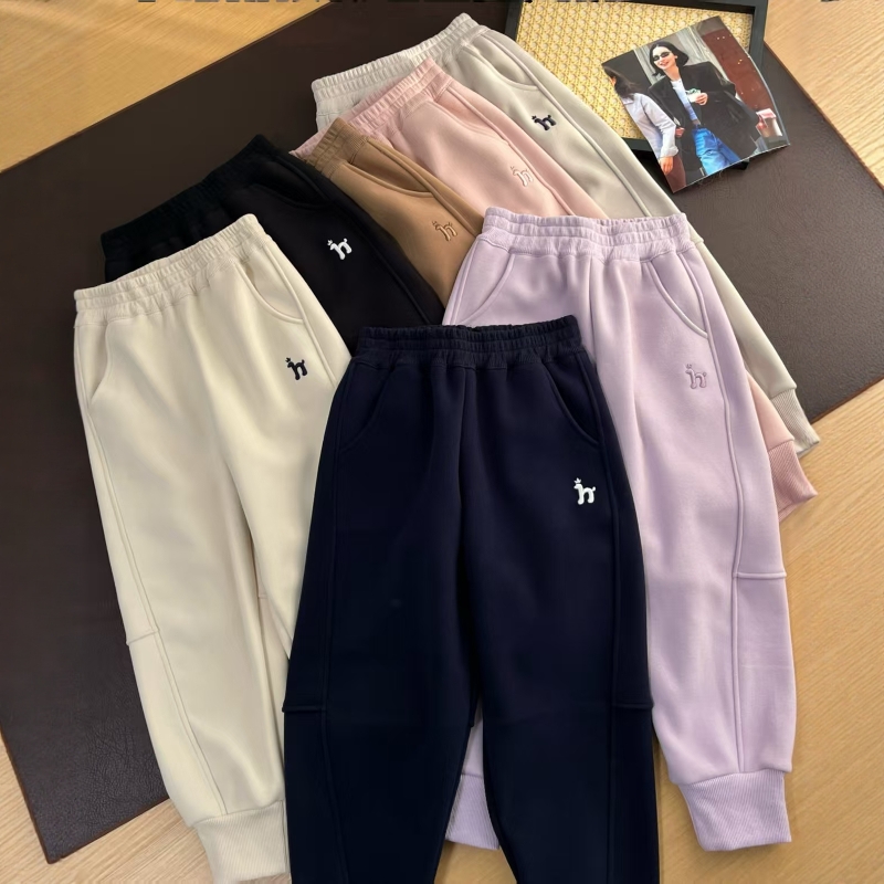 男女童户外运动冲锋裤25秋冬防风加厚保暖舒适中大童加绒裤