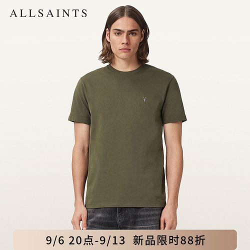 ALLSAINTS男士圆领羊头T恤DEXTER短袖正肩休闲上衣2026秋新款