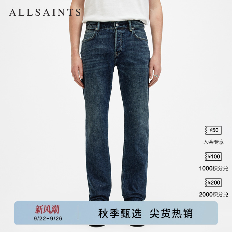 ALLSAINTS男士牛仔裤长裤