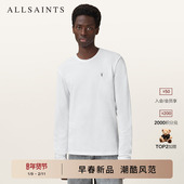 T恤纯色百搭休闲上衣2026春新款 ALLSAINTS男士 羊头长袖 M033JB