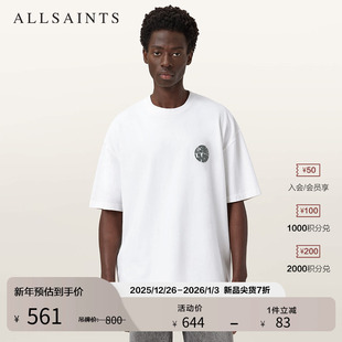 新款 ALLSAINTS男士 2025年秋季 打底衫 M016JD 宽松舒适T恤圆领短袖