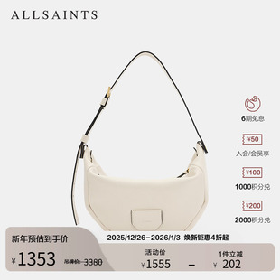 ALLSAINTS女士牛皮革单肩包时髦手提包袋秋季 女包W348XB