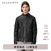 款 泽西风皮衣夹克Cora羊皮骑士外套春季 ALLSAINTS男士 明星同款