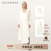 ALLSAINTS女士针织吊带连衣裙两件套LUCILLE百褶裙2026春新款