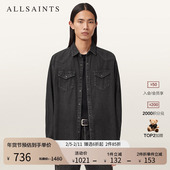 时尚 牛仔衬衫 休闲宽松衬衣2025冬季 ALLSAINTS男士 新款 M054SD