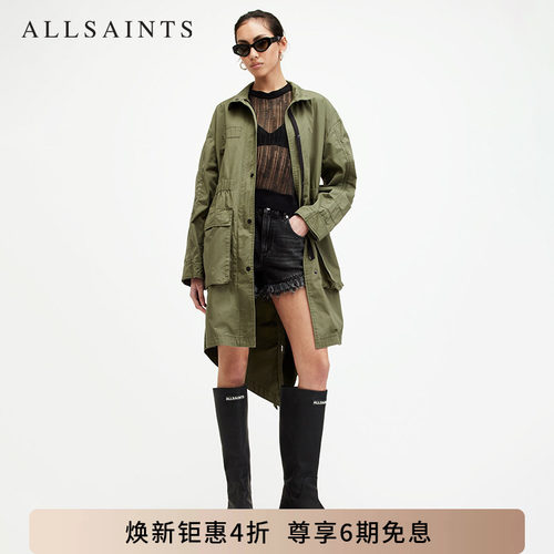 ALLSAINTS女士风衣外套