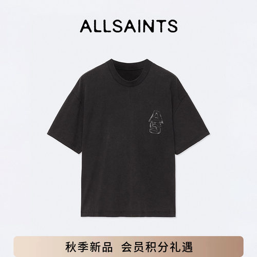 ALLSAINTS印花复古短袖T恤