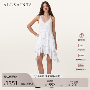ALLSAINTS女士背心连衣裙宽松洋气蛋糕裙2026年春季 W262DC 女装
