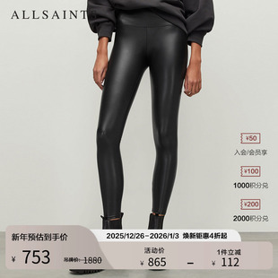 黑色外穿打底裤 时尚 WL181X 秋季 ALLSAINTS女士高腰紧身裤