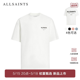 T恤宽松百搭短袖 2024春夏新款 ALLSAINTS纯棉男士 李铢衔同款 M045PA