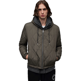 ALLSAINTS男士休闲连帽夹克棉衣两穿棉服外套秋季款MJ126Z