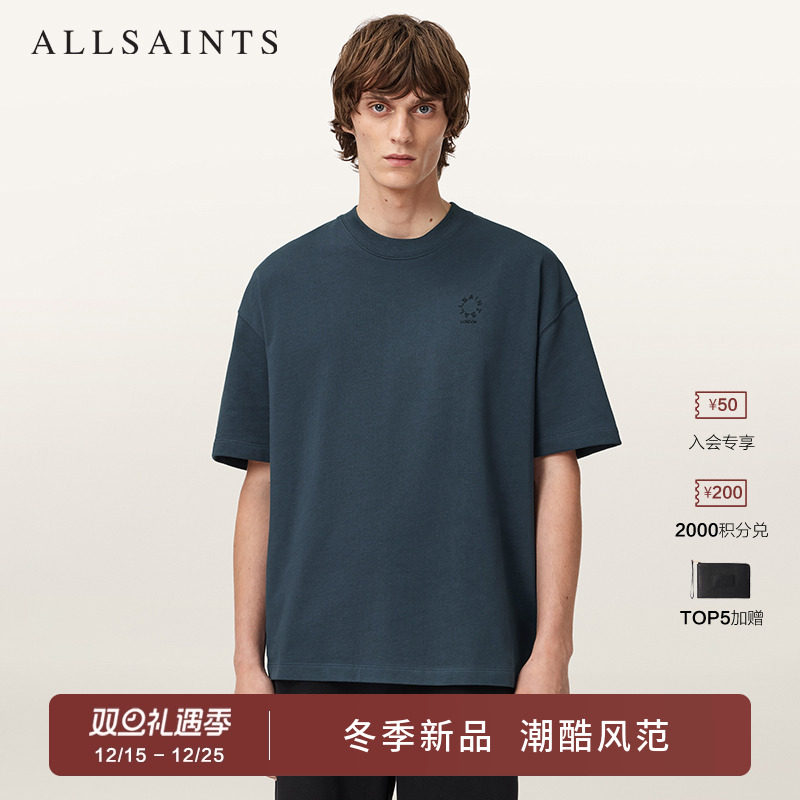 ALLSAINTS男士圆领T恤
