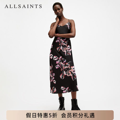 ALLSAINTS女士吊带连衣裙