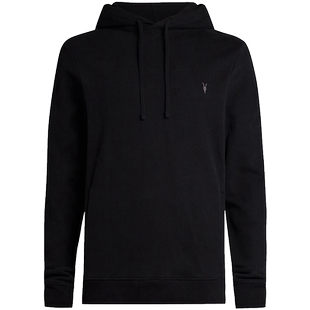 ALLSAINTS男士休闲卫衣羊头刺绣复古套头连帽衫秋季MF064M