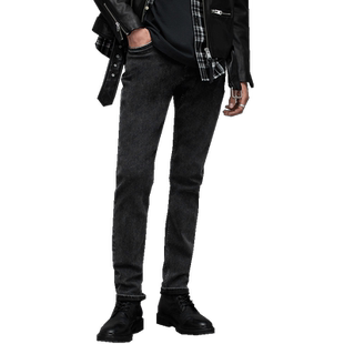 ALLSAINTS男士弹力牛仔裤Rex修身小脚裤子秋季男装ME004Z