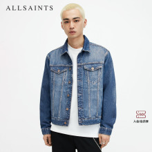 新款 廓形夹克服2024年春季 MA020Z 牛仔外套经典 ALLSAINTS男士