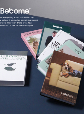 摆件客厅摄影道具仿真书