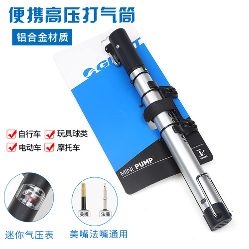 Giant/捷安特自行车打气筒美法嘴