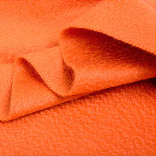 内蒙古厂家直销水波纹纯山羊绒披肩围巾女两用 pure cashmere橙色