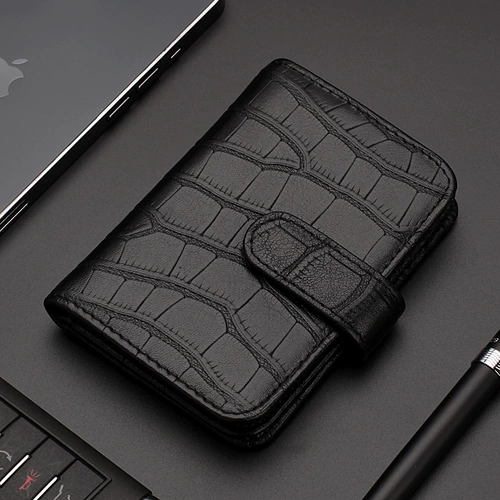 Мужской маленький вместительный и большой универсальный картхолдер для водительских прав для визитных карточек, из натуральной кожи