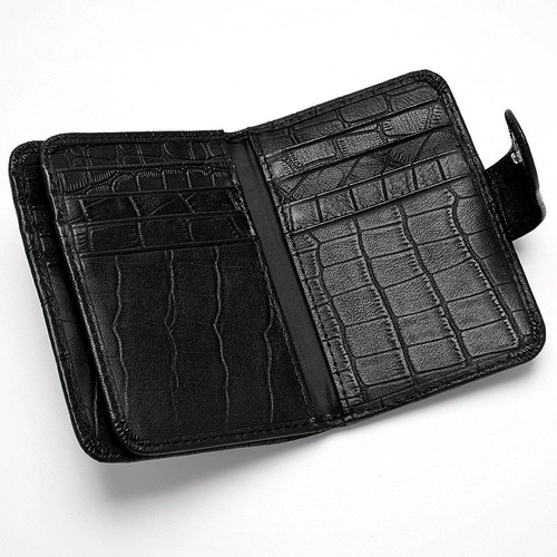 Мужской маленький вместительный и большой универсальный картхолдер для водительских прав для визитных карточек, из натуральной кожи