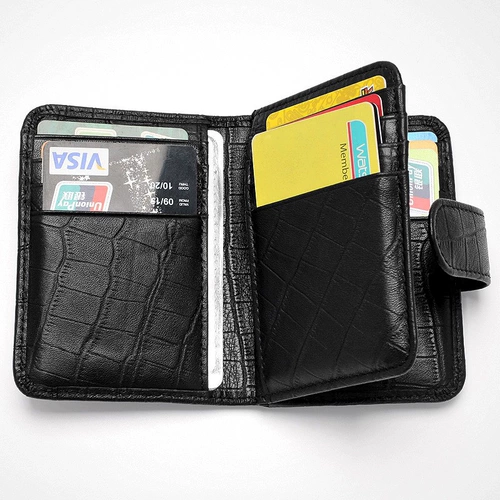 Мужской маленький вместительный и большой универсальный картхолдер для водительских прав для визитных карточек, из натуральной кожи