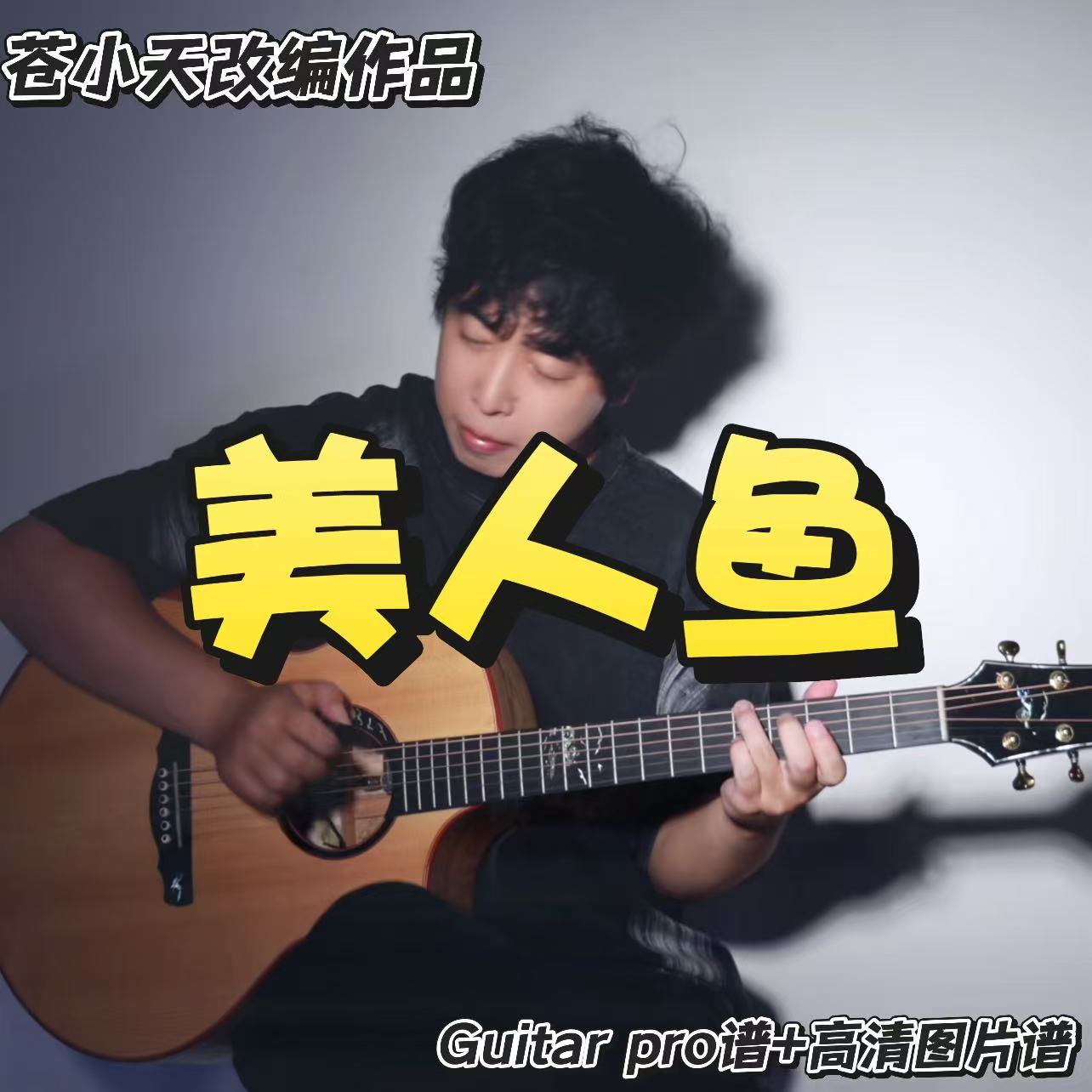 苍小天改编作品 美人鱼 guitar pro 谱+ 高清图片谱