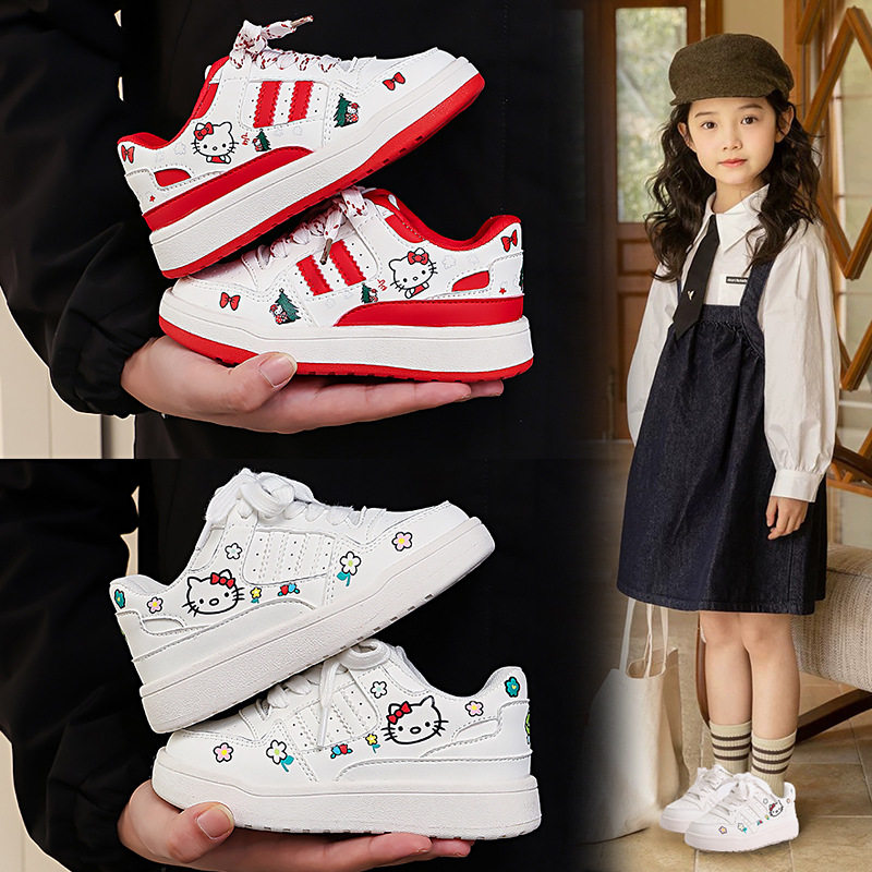 女童可爱卡通板鞋儿童软底运动鞋2026新款时尚休闲鞋女孩小白鞋潮,童鞋/婴儿鞋/亲子鞋,板鞋,淘宝优惠券,粉丝福利购,淘宝优惠卷