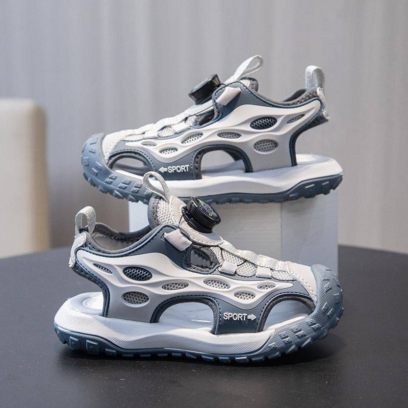 真皮涼鞋男童夏款2025新