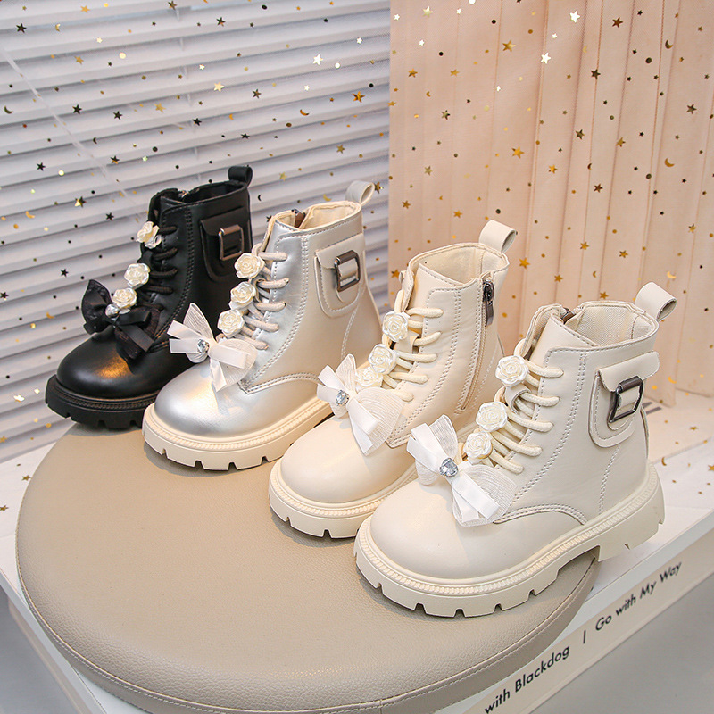 女童鞋子2025秋冬新款儿童长筒