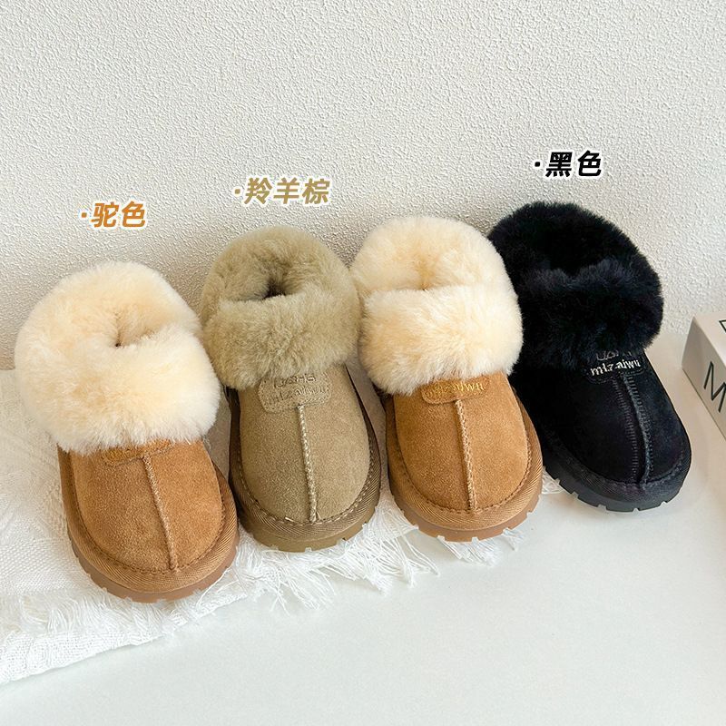 女童雪地靴皮毛一体加绒宝宝鞋