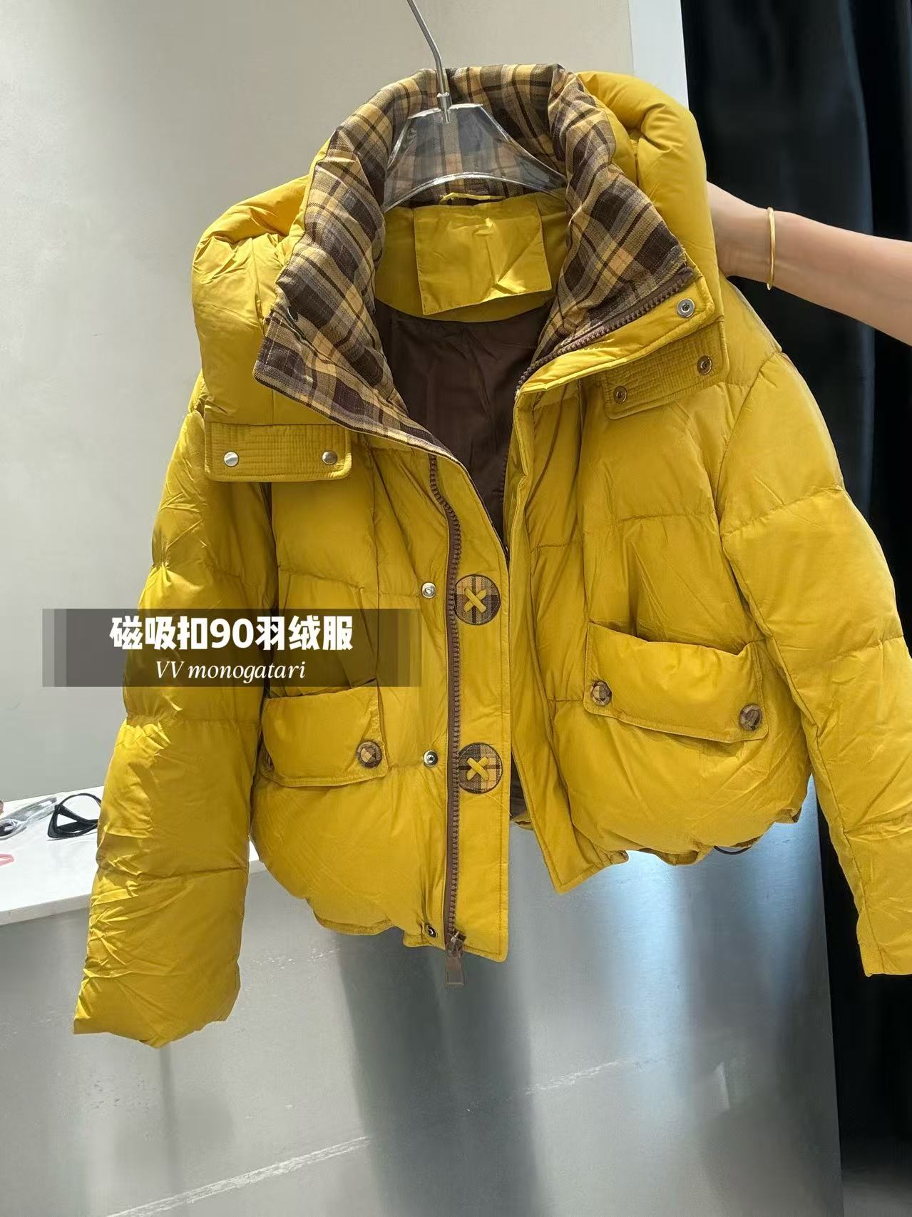 欧货爆款2025秋冬新款时尚百搭韩版短款90羽绒服保暖厚外套女潮