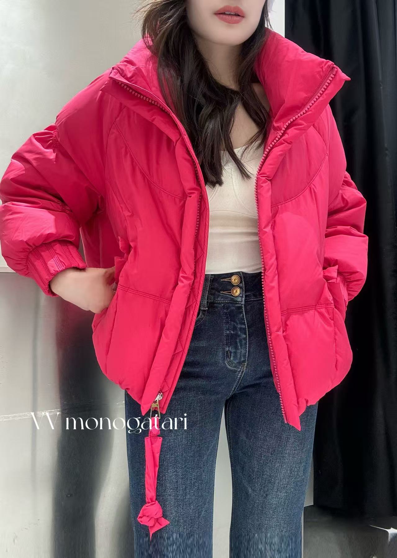 欧货爆款2025冬季新款时尚百搭韩版短款90羽绒服保暖厚外套女潮范