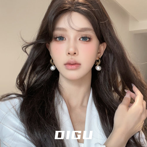 独特复古做旧土星珍珠耳扣耳环