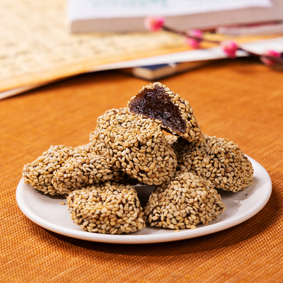 湖南特产马复胜严选芝麻酸枣饼网红零食季小野