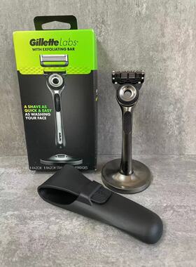 进口吉列Gillette labs系列极光系列5层手动男士剃须刀送硅胶套