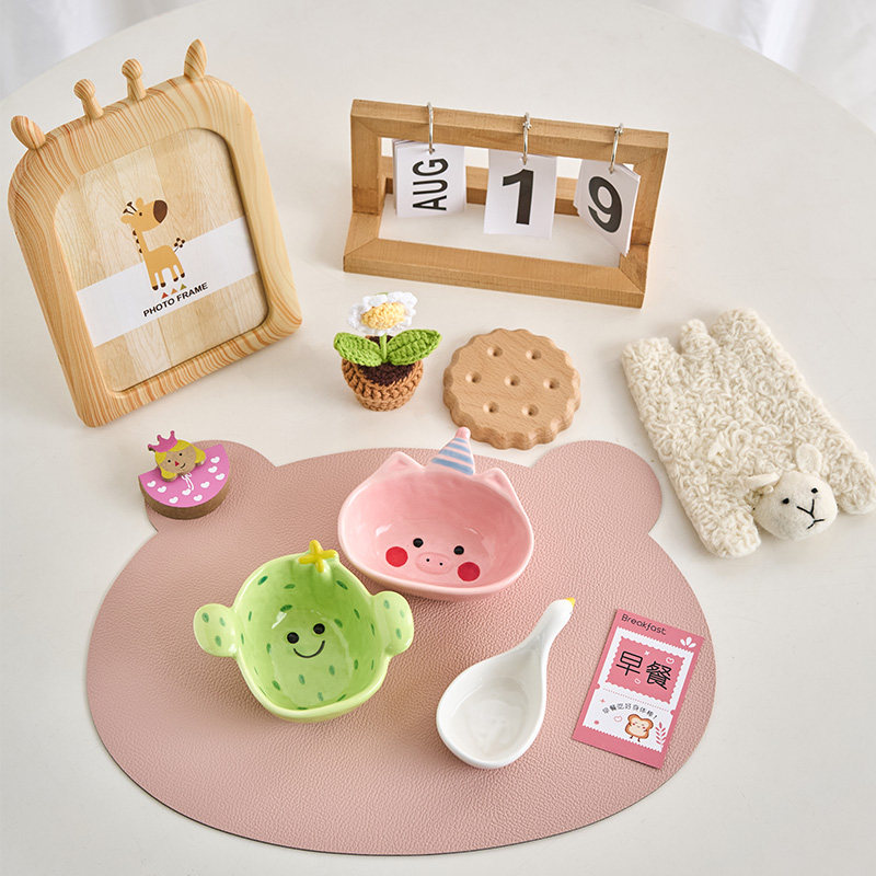 幼儿园餐谱食谱拍照道具可爱营养餐搭配摆件装饰场景搭建摄影拍摄