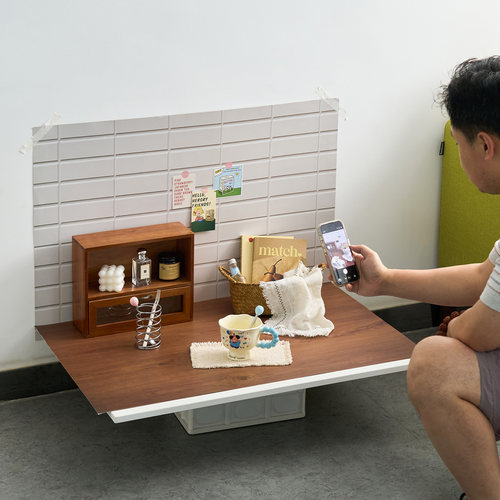 ins桌面墙面布景拍照道具
