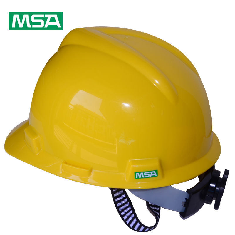 正品 MSA 梅思安 912标准ABS V型安全帽 工地 防砸安全帽 可印字 五金/工具 安全帽 原图主图