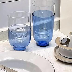 Departo深口浅口玻璃杯家用耐热水杯