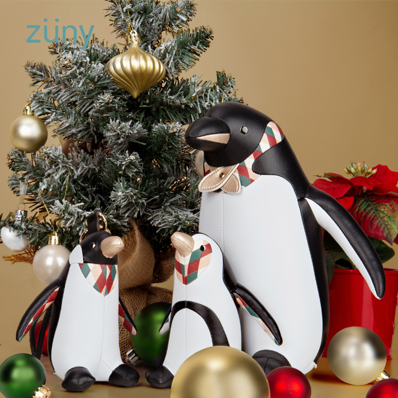 台湾Zuny企鹅纸镇桌面摆件